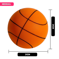 Pelota Basketball N°5 Silenciosa Interior Espuma Pu Antiruido