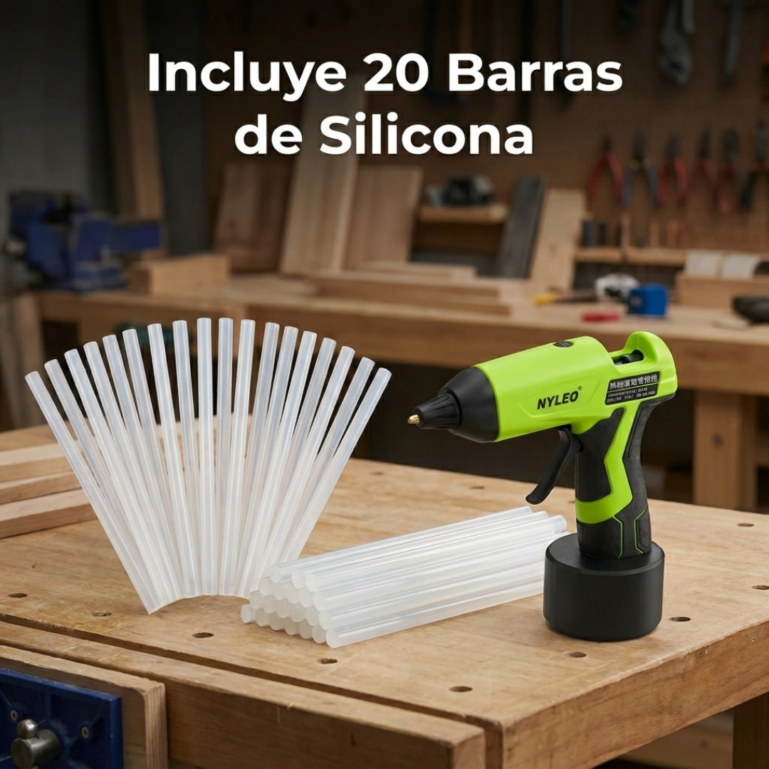Pistola de Silicona Inalámbrica – Sin Cables Sin Límites