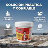 Impermeabilizante de Alta Elasticidad Para Techos Y Cemento 1L - Muy Moderna Uruguay