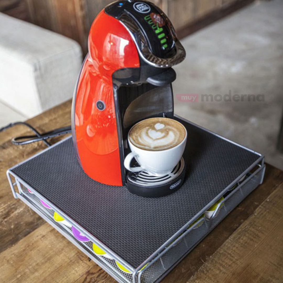 Cajon Metalico para Capsulas de Cafe