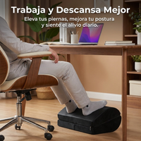 Reposapiés Ergonómico Espuma Memory Escritorio Oficina Suave