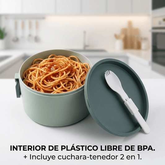 Luncheras Térmicas Apilables Acero Inox Pack x4 - Muy Moderna Uruguay