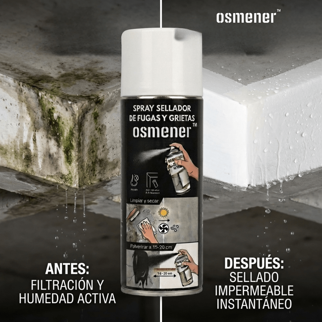 Spray Sellador Impermeabilizante Para Filtraciones De Agua - OSMENER - Muy Moderna Uruguay