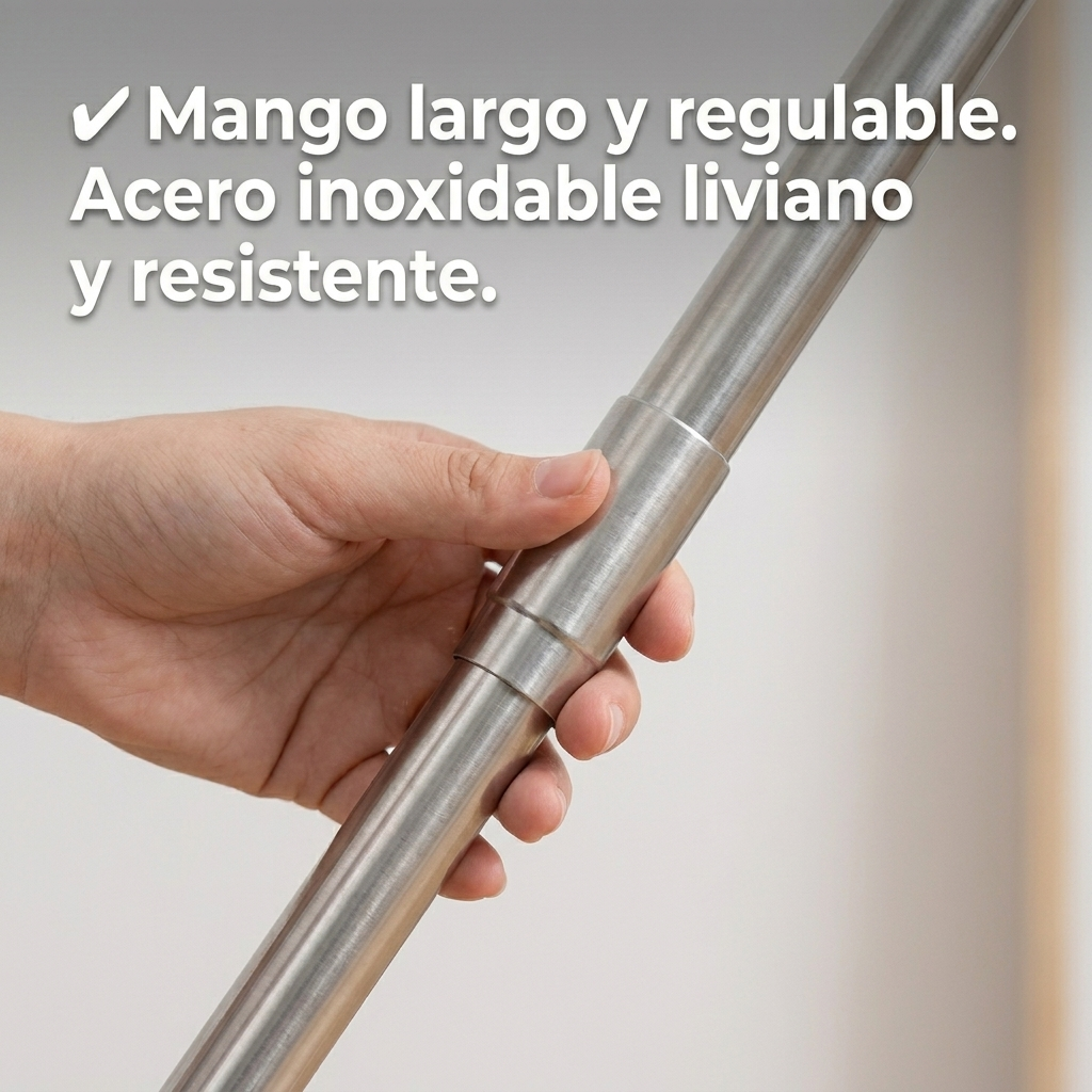 Set de Escoba y Pala Atrapa Pelos de 90cm