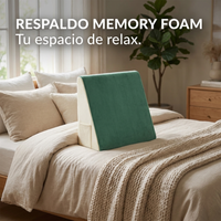 Respaldo Almohada Triangular Memory Foam Suave