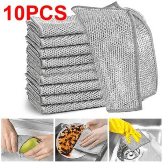 Set de 10 Paños de Aluminio Trenzado para Cocina - Muy Moderna Uruguay