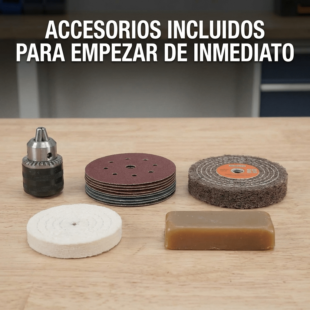 Kit Completo Afilador Eléctrico Amoladora De Banco - Muy Moderna Uruguay