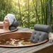 Almohada Bañera Antideslizante Ventosas Soporte Espalda Cuello