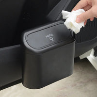 🎁 Basurero para Puerta de Auto con Tapa Retráctil (100% off)