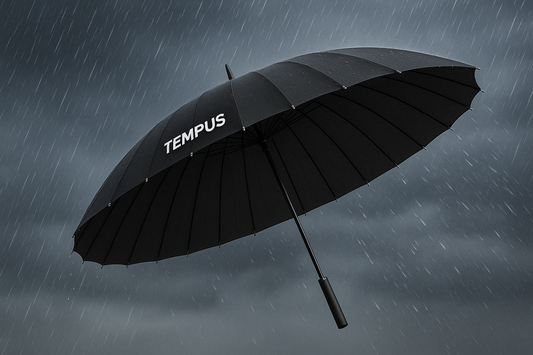 Paraguas Reforzado de 24 Varillas Metalicas Anti Viento TEMPUS™