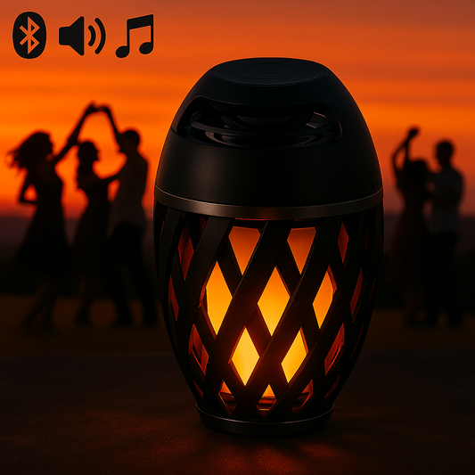 Parlante Bluetooth Tipo Antorcha LED