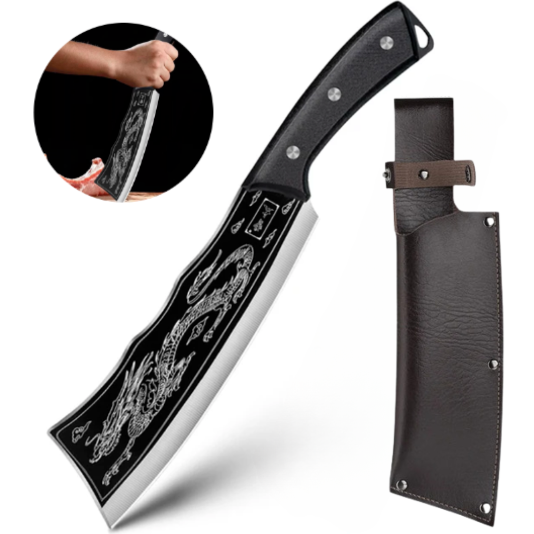 Cuchillo Dragon de Alta Dureza con Funda