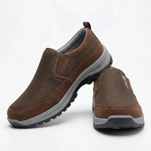 Championes sin cordones marrones, foto del producto sin equivalencias de talle