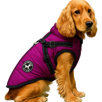 Abrigo para Perros Impermeable Chaleco con Arnés Reflectivo