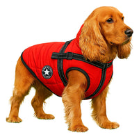 Abrigo para Perros Impermeable Chaleco con Arnés Reflectivo
