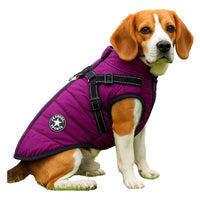 Abrigo para Perros Impermeable Chaleco con Arnés Reflectivo