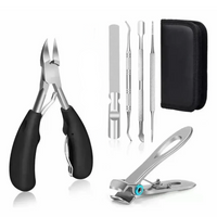 Set De Pedicura con Alicate Grande Para Uñas Gruesas