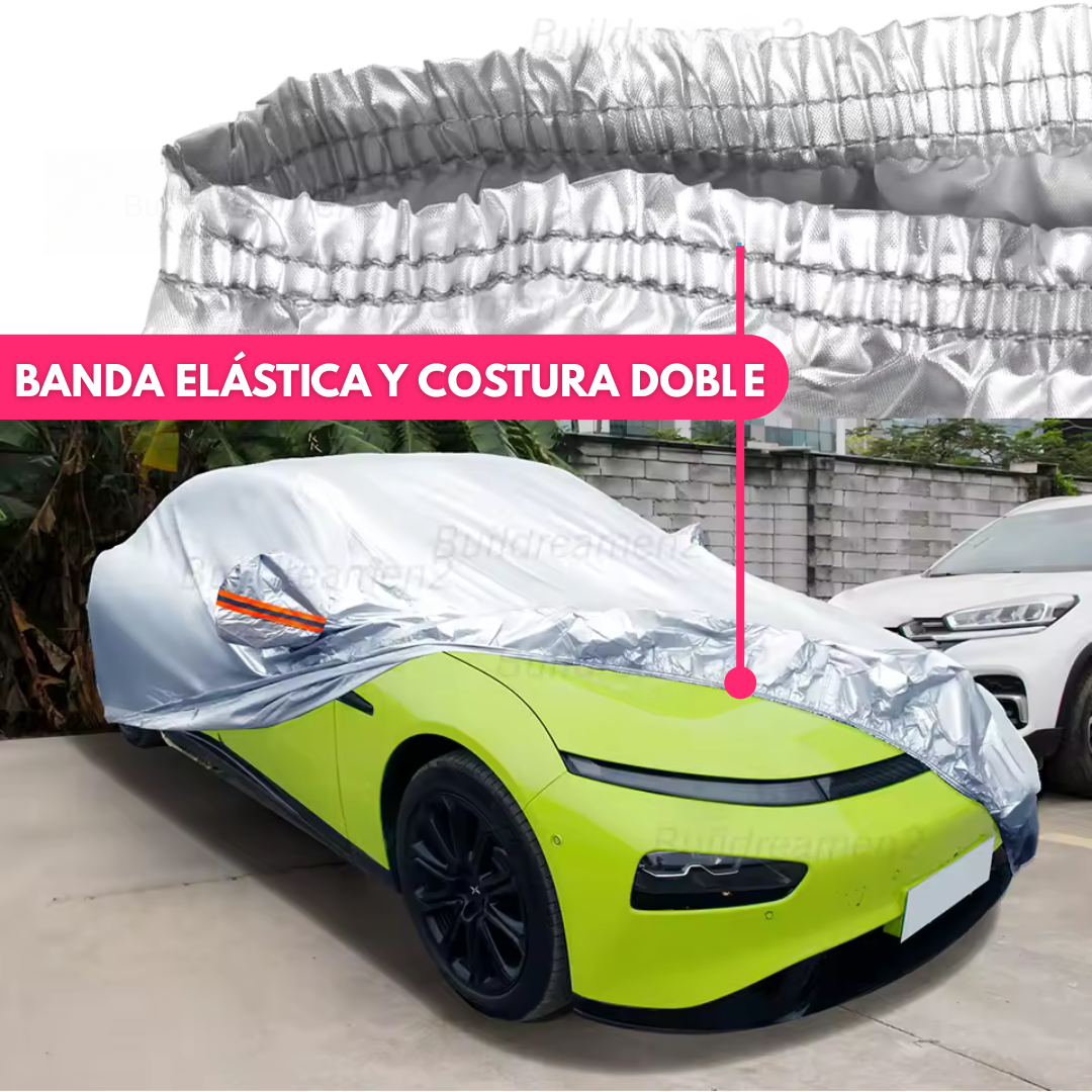 Funda Cubre Autos Impermeable Protección Sol Lluvia Rayones