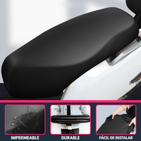 Funda Elástica Impermeable Para Asiento De Moto