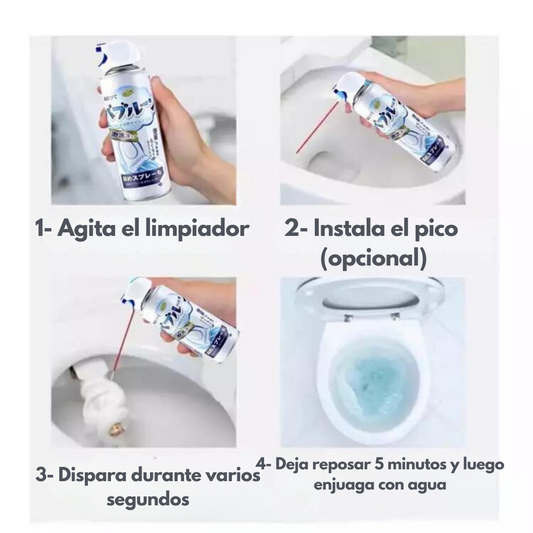 Espuma Mágica de Autolimpieza con Pico Baño/Cocina