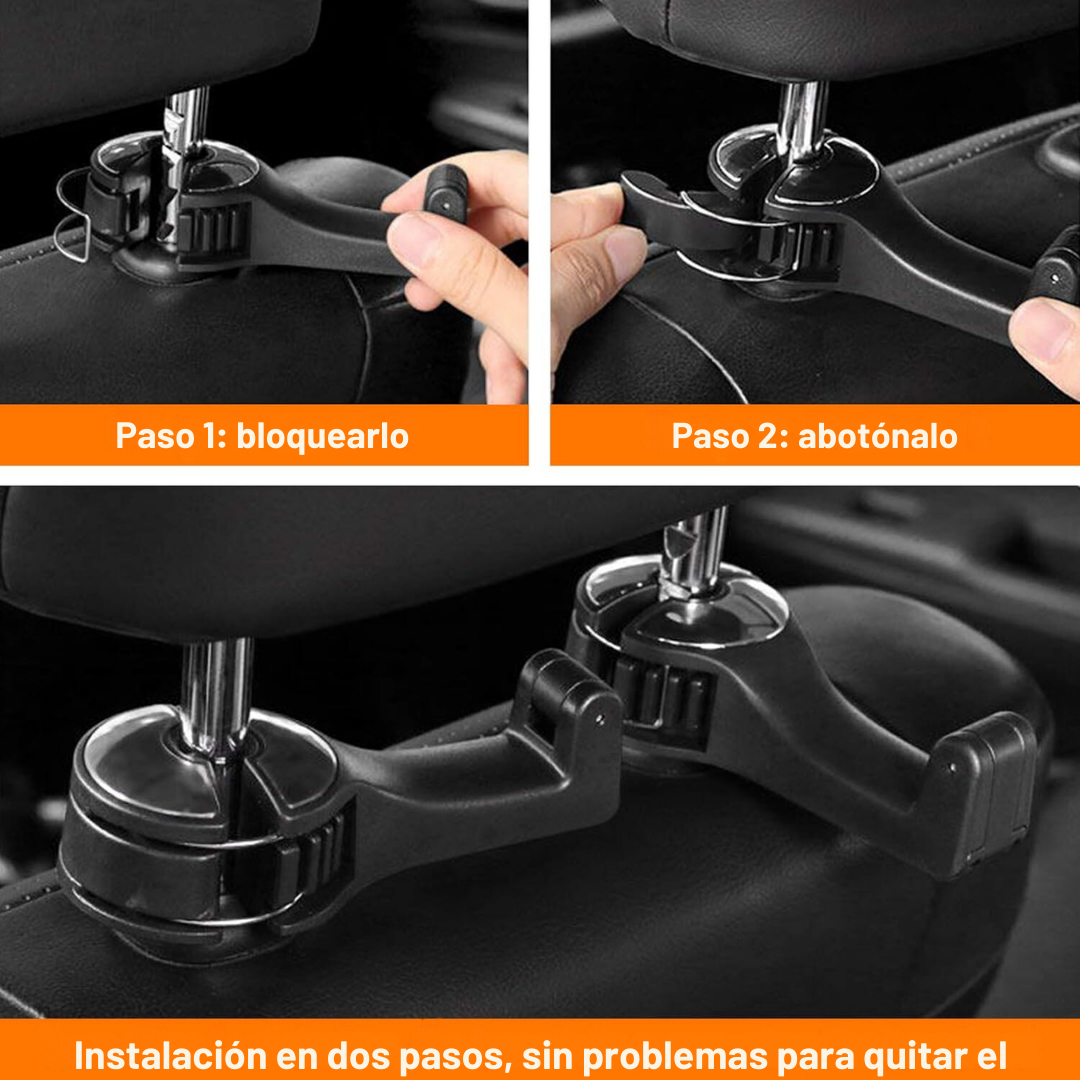 Soporte Multifunción Para Reposacabezas de Auto