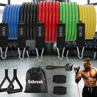 Set Bandas De Resistencia Con Asas Fitness Unbreak - Muy Moderna Uruguay