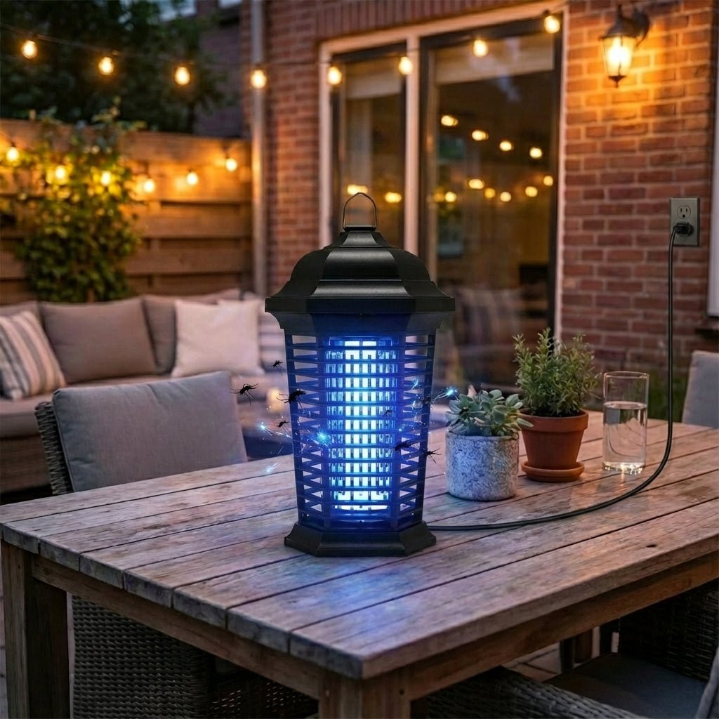 Lampara De Mosquitos Insectocutor Uv Potente 4200v - Muy Moderna Uruguay