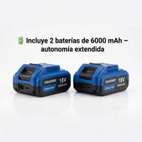 Herramienta Inalambrica 6 En 1 Taladro + Motosierra + Lija OSMENER con 2 baterías
