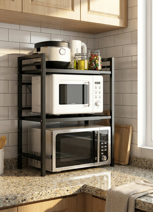 Soporte Multifunción Ajustable De Metal 2 Niveles Premium