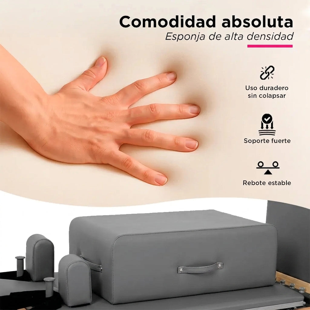 Cama Pilates Reformer Plegable Profesional Con Accesorios Unbreak™