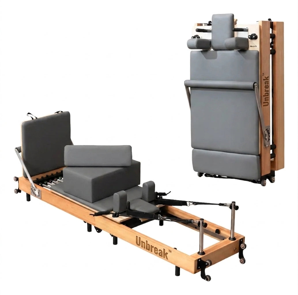 Cama Pilates Reformer Plegable Profesional Con Accesorios Unbreak™