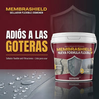 Impermeabilizante de Alta Elasticidad Para Techos Y Cemento 1L