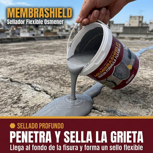 Impermeabilizante Sellador De Alta Elasticidad Membrashield 1 Litro