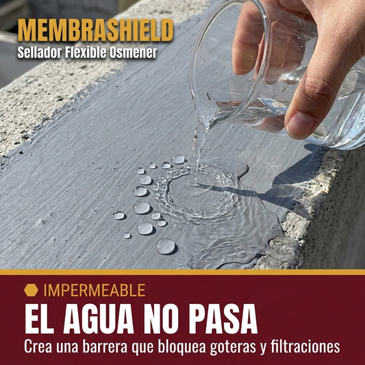 Impermeabilizante Sellador De Alta Elasticidad Membrashield 1 Litro