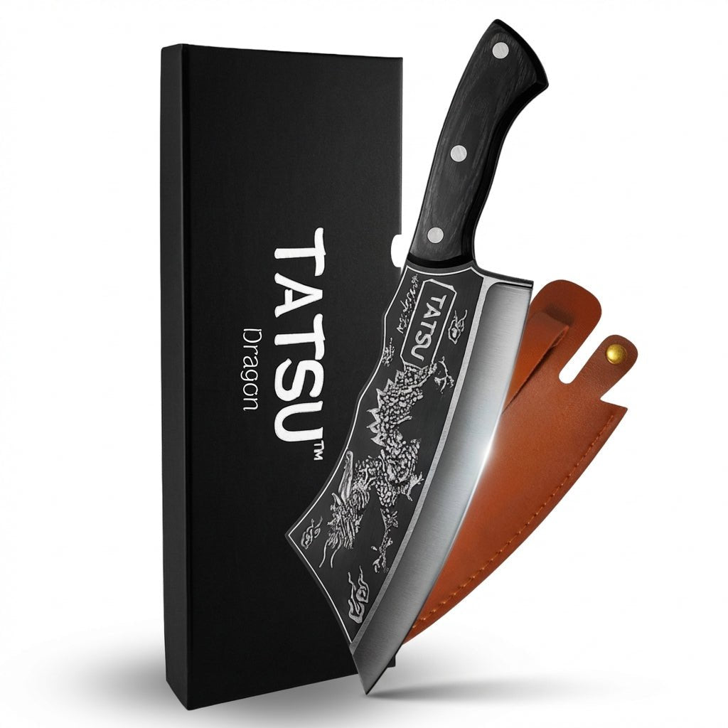 Cuchillo Dragon de Alta Dureza TATSU™ con Funda - Muy Moderna Uruguay