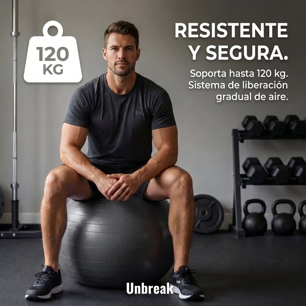Pelota De Ejercicio Para Yoga Pilates Y Fitness - Unbreak - Muy Moderna Uruguay