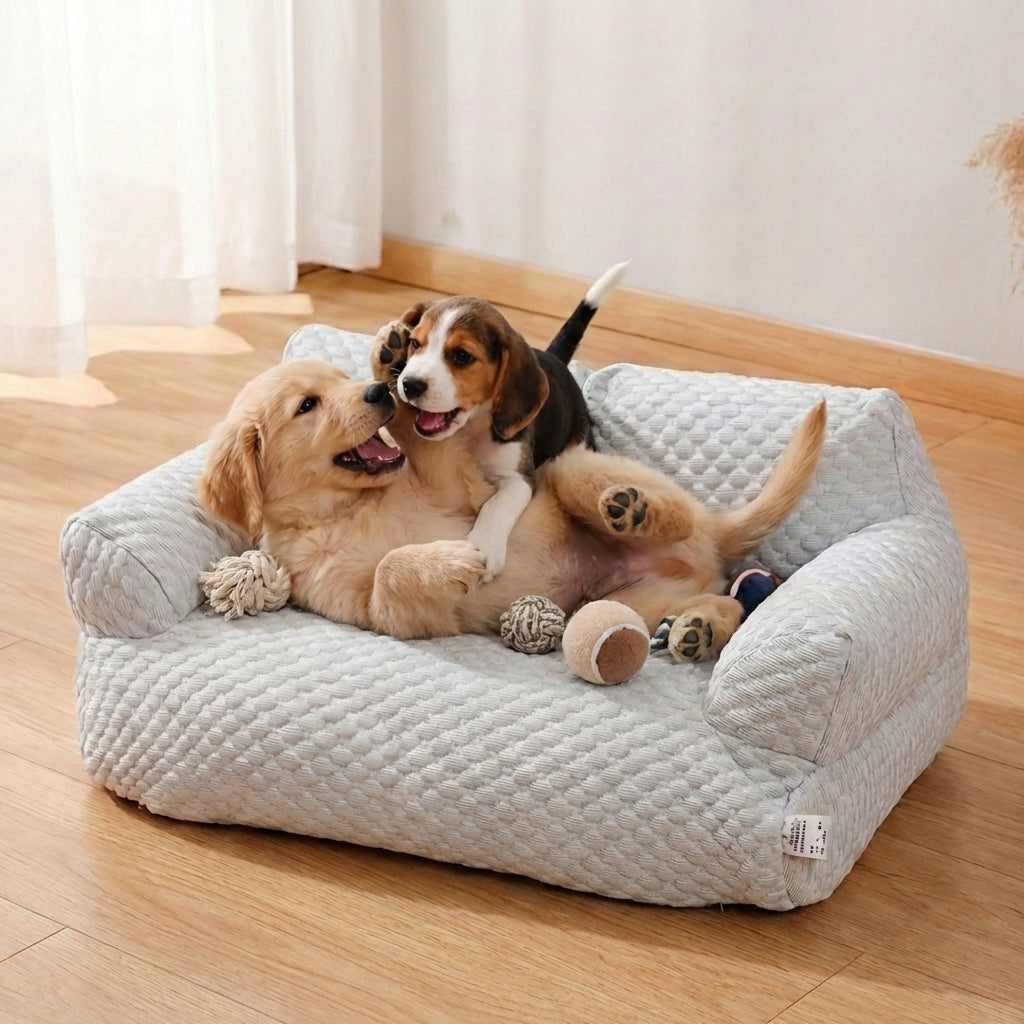 Cama Fresca Para Mascotas Perro Gato Lavable Con Funda Removible