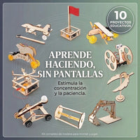 Kit STEM de Madera para Armar – Robot Educativo para Niños