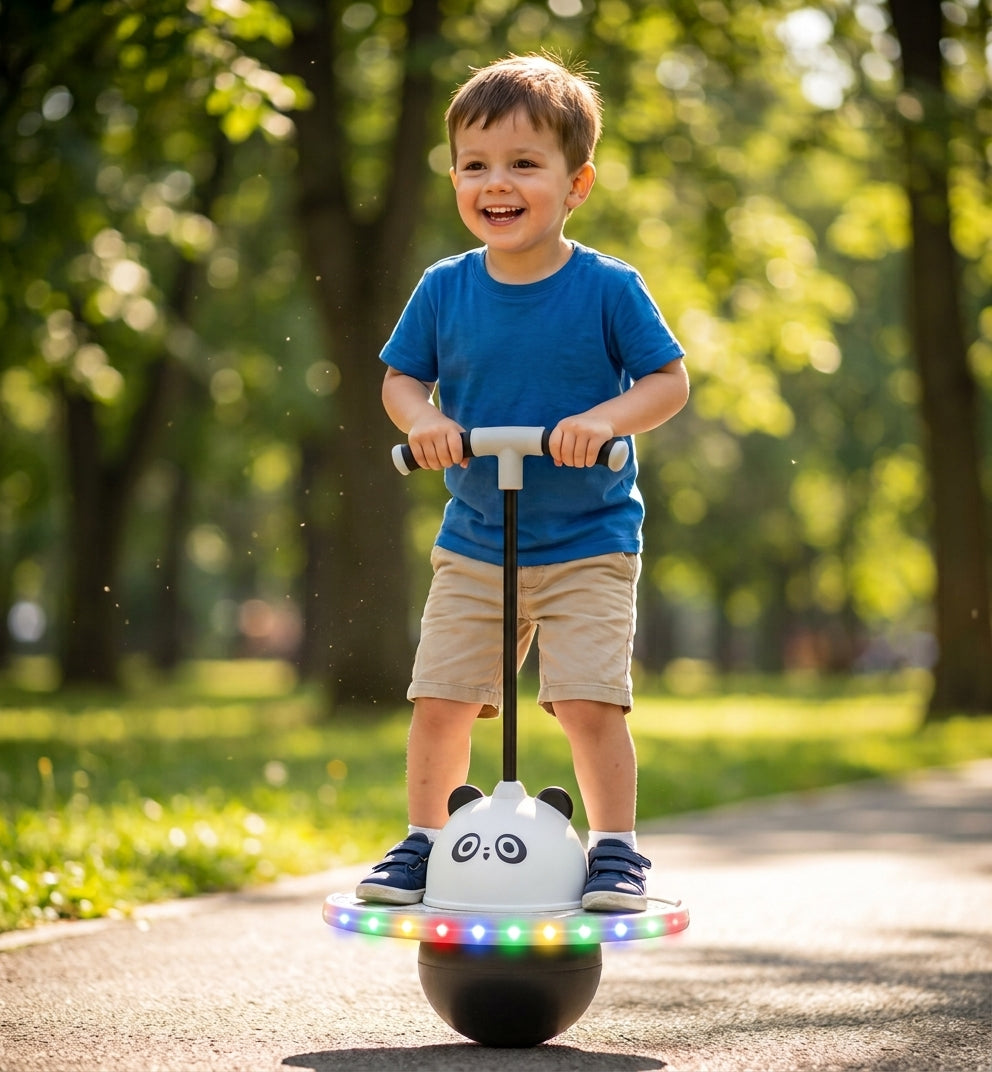 Pogo Pelota Saltarina Con Luces Led