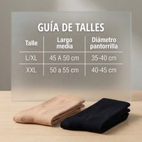 Medias De Compresión Con Cierre Hasta La Rodilla - Muy Moderna Uruguay