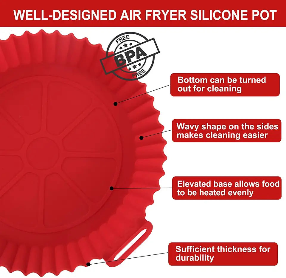 Bandeja De Silicona para Freidora sin Aceite