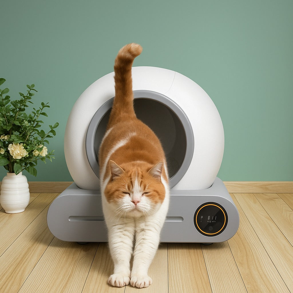 Arenero Automático Inteligente para Gatos con Aplicación Wifi