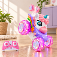 Auto Unicornio a Control Remoto 4x4 con Luces y Giros 360°