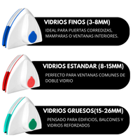 Limpiavidrios Magnético Premium con depósito