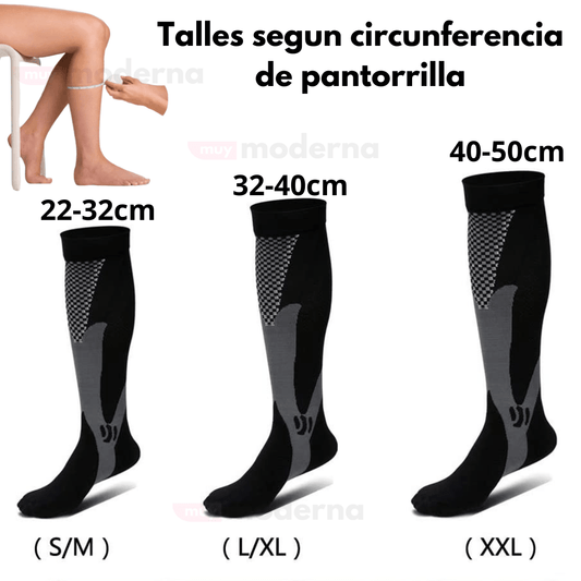 Medias de Compresión Unisex - Muy Moderna Uruguay