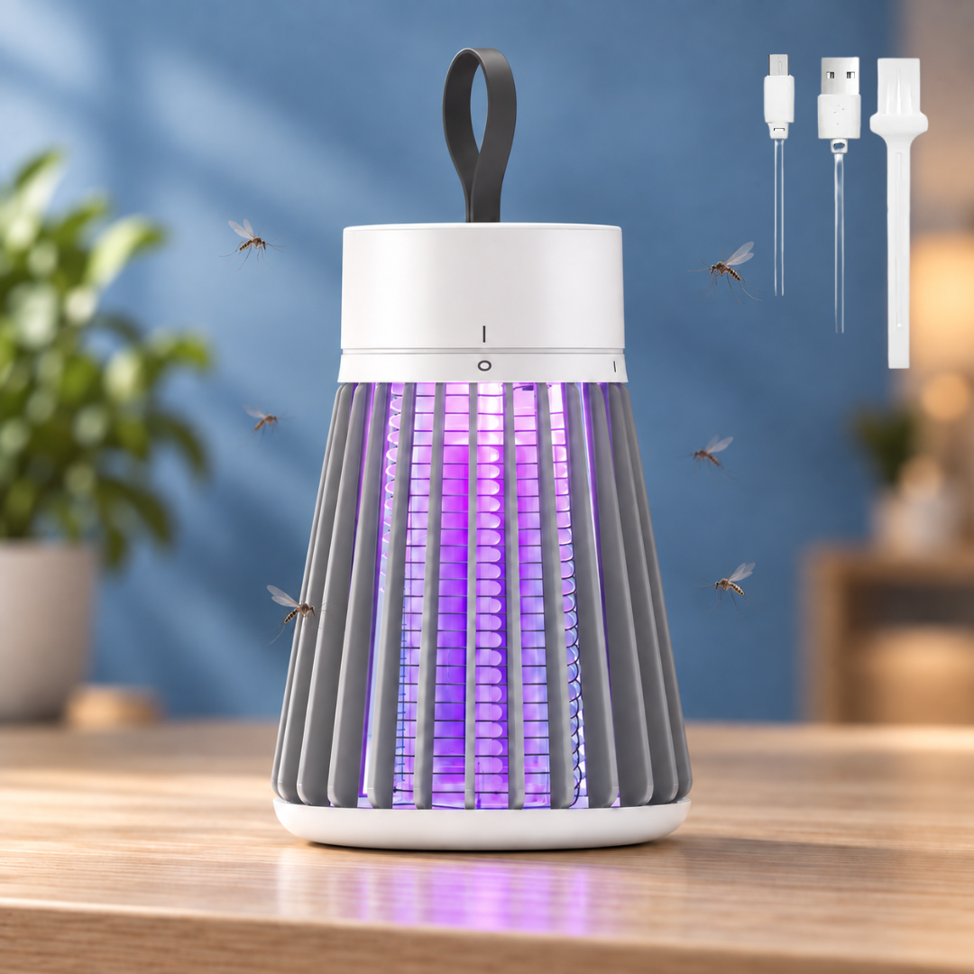 Mata Mosquitos Eléctrico Recargable USB UV para Interior