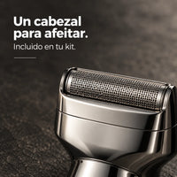 Set de Afeitado y Recorte 5 en 1 Recargable para Hombre