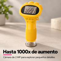 Microscopio Digital 1000x con Pantalla — Explorá y Descubrí