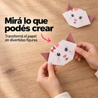 Kit de Origami 45 Hojas — Creá Figuras de Papel