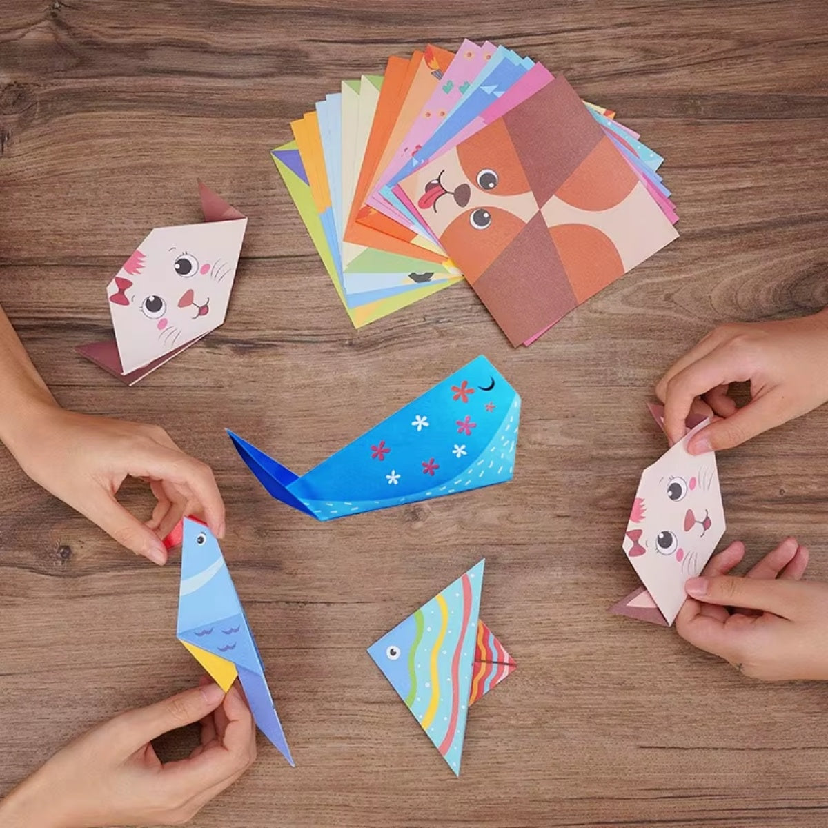 Kit de Origami 45 Hojas — Creá Figuras de Papel